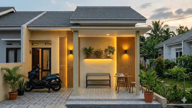 Desain Teras Rumah Subsidi
