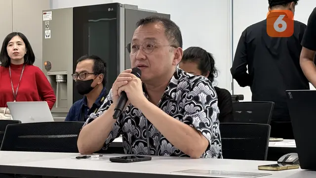 Product Director TV LG Electronics Indonesia, Paul Park. Liputan6.com/Iskandar