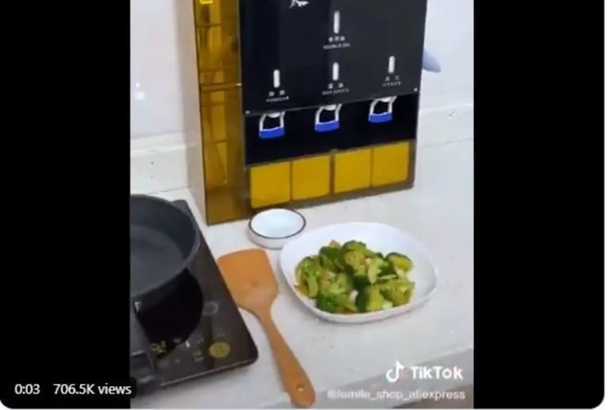 Pengguna TikTok Unggah Video Unik Dispenser Bumbu Dapur