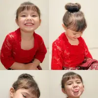 Putri Asmirandah, Chloe Emmanuelle, tampil menggemaskan dengan kebaya di hari Kartini (@asmirandah89)