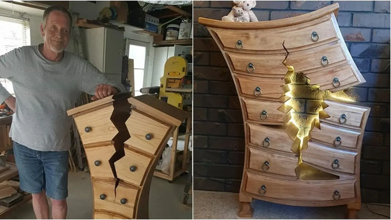 Kakek Ini Bikin Lemari Unik Bak di Alice in Wonderland, 6 Hasilnya Bikin Takjub