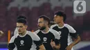 Dari total 28 pemain yang dipanggil, hanya satu pemain tidak hadir dalam persiapan laga melawan Jepang, yakni Mees Hilgers. (Liputan6.com/Angga Yuniar)