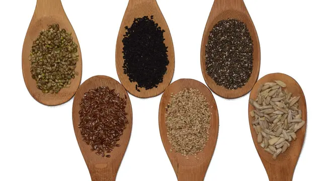 Ilustrasi jintan hitam sebagai rempah dan bumbu masakan dengan khasiat anti-inflamasi