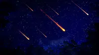 Hujan meteor Perseid hadir setiap tahun. (Sumber National Park Services)