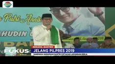 Hadiri acara hari jadi Pesantren Al Mubarok Serang, Sandiaga Uno berharap lulusan pesantren bisa ciptakan lapangan kerja sendiri.