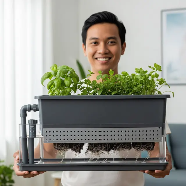 Self Watering Planter Box Modular (Gemini AI)