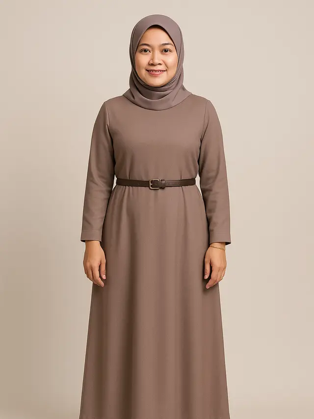 Tips Memilih Gamis untuk Wanita Tinggi 150-an (Foto: ChatGPT)