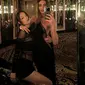 Jennie Blackpink Hadiri Pesta Ulang Tahun The Weeknd, Tampak Seksi dalam Pakaian Serba Hitam (doc: @mimiitohme/Instagram)