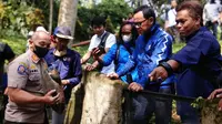 Polisi Hutan BKSDA bersama jajaran Pemkot Bogor menemukan adanya hewan dilindungi Undang-Undang dalam kondisi mengkhawatirkan. (Foto:Liputan6/Achmad Sudarno)