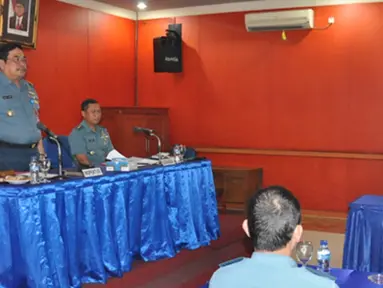 Citizen6, Jakarta: Disharkap Kolinlamil menerima Tim Wasrikral pada pembukaan Pengawasan dan Pemeriksaan Sektoral, di Gedung Laut Sulu, Mako Kolinlamil, Tanjung Priok, Jakarta Utara, Jumat, (20/7).(Pengirim: Kadispen Kolinlamil).
