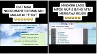 Chat Mantan Bikin Baper. (Sumber: TikTok/ @isa21111)