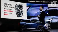 SUV 7-seater terbaru ini langsung mencuri perhatian berkat kombinasi menarik antara performa bertenaga, fitur modern, kenyamanan premium, serta desain tangguh khas kendaraan petualang. (Liputan6.com/Herman Zakharia)