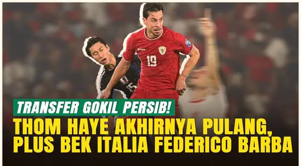 Gelandang timnas Indonesia, Thom Haye, akhirnya berseragam Persib. Tak hanya itu, kejutan lainnya adalah hadirnya bek asal Italia, Federico Barba. Pengumuman ini dilakukan dengan cara unik, langsung lewat TVRI Jawa Barat!