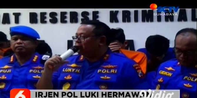 VIDEO: Polda Jatim Amankan 18 Pembobol Kartu Kredit di Surabaya