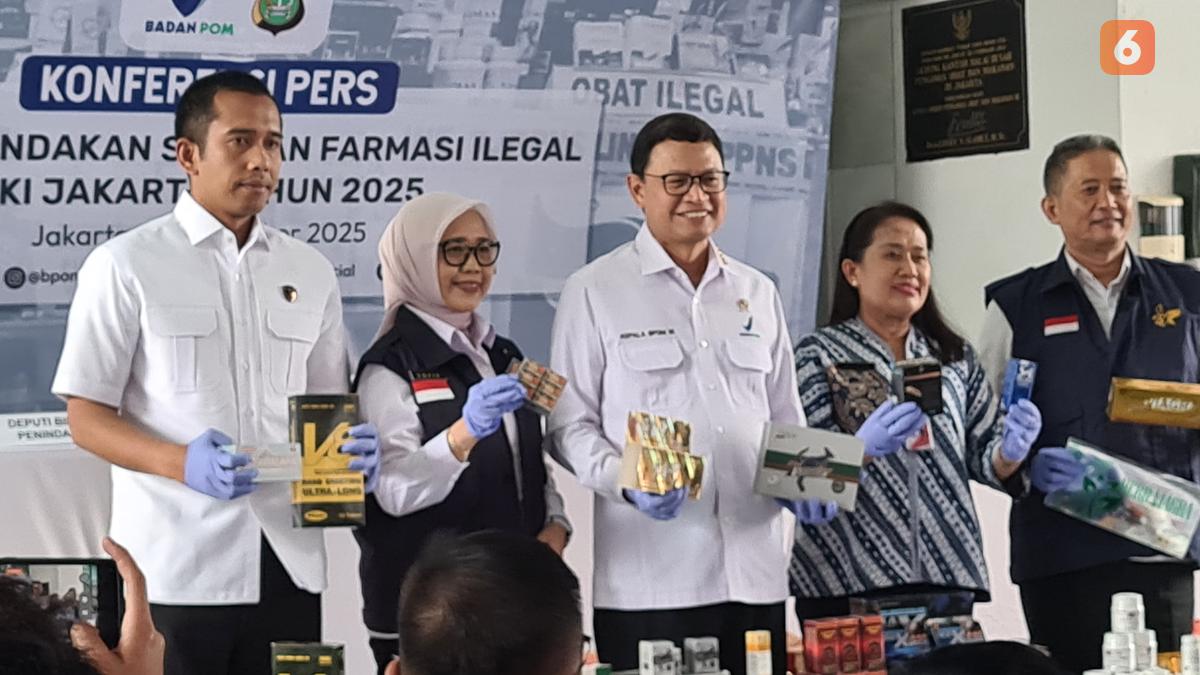 BPOM Temukan Gudang Farmasi Ilegal di Jakarta Barat, Ribuan Obat Senilai Rp 2,7 Miliar Disita