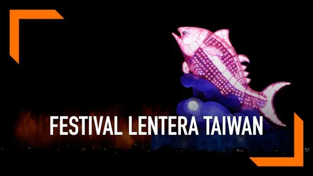Festival Lentara Taiwan ke-30 diadakan di Kota Pingtung, Taiwan.