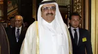 Wakil Penguasa Dubai sekaligus Menteri Keuangan UEA, Sheikh Hamdan bin Rashid Al Maktoum telah meninggal dunia di usia 75 tahun. (Photo credit: AP Photo/Kamran Jebreili, File)
