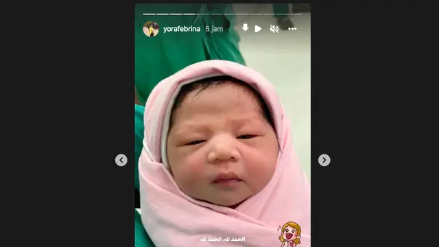 Adik Nikita Willy Melahirkan Anak Pertama