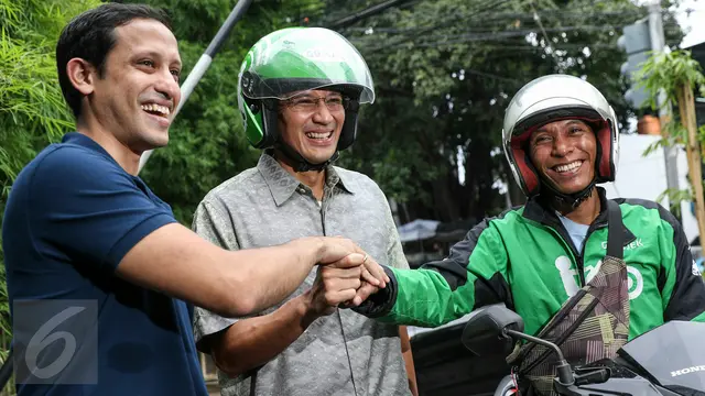 20160301-Bertemu Nadiem Makarim, Sandiago Uno Naik Gojek