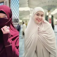 Di saat banyak artis liburan, Rebecca Klopper memilih melakukan ibadah Umroh setelah Lebaran [@rklopperr]