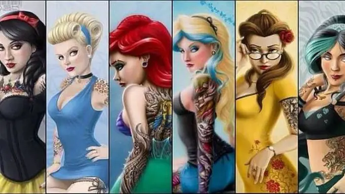 Ketika Para Putri Disney Jadi Hipster yang Serampangan