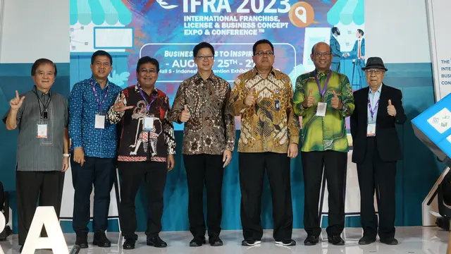 Pameran Bisnis Franchise dan License bertajuk The 21st International Franchise, License and Business Concept Expo and Conference (IFRA) 2023 dibuka pada 25 Agustus 2023. (Dok Dyandra)