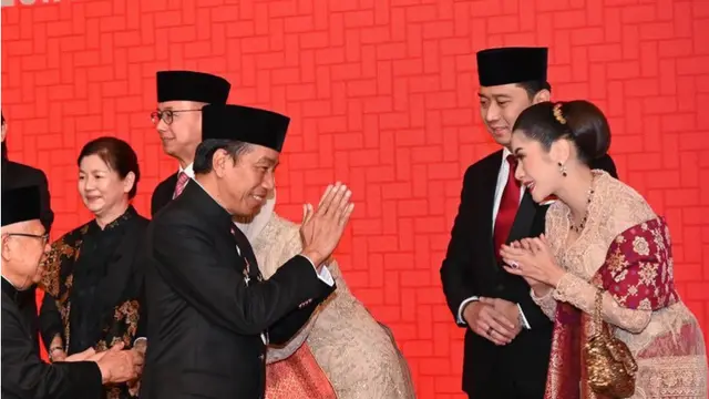 Aliya Rajasa saat Hadir Pelantikan Prabowo-Gibran. [@ruby_26]