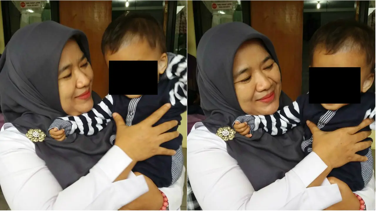 Kondisi terakhir bayi yang sempat terlihat lemas dalam video yang viral (Dok. Dinsos DKI)