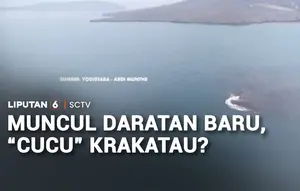 Muncul Daratan Baru di Selat Sunda, "Cucu" Krakatau?