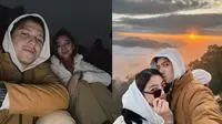 7 Potret Glenca Chysara dan Rendi Jhon Liburan ke Dieng, Nikmati Keindahan Sunrise