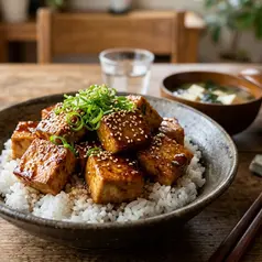 Resep Tofu Teriyaki ala Jepang (AI Generated)