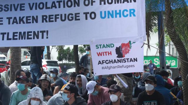 Pengungsi Afghanistan di Medan