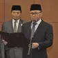 Ketua MPR, Zulfikli Hasan, Melantik G. Budisatrio Djiwandono dan Putu Supadma Rudana Sebagai Anggota MPR PAW