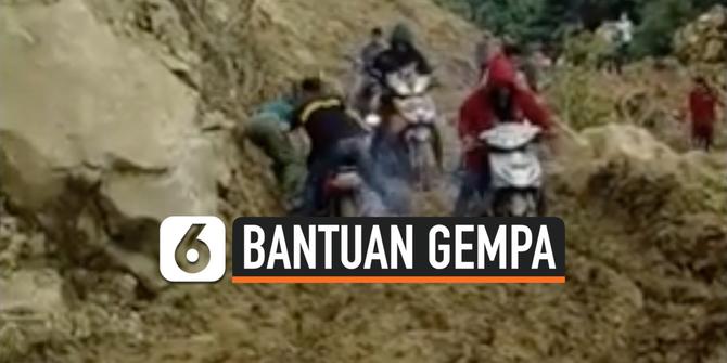 VIDEO: Mendistribusikan Bantuan Gempa Ke Wilayah Terisolir