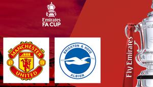 Piala FA - Brighton Vs Manchester United (Bola.com/Adreanus Titus)