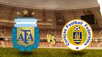 Laga uji coba - Argentina Vs Cuaraco (Bola.com/Erisa Febri/Adreanus Titus)