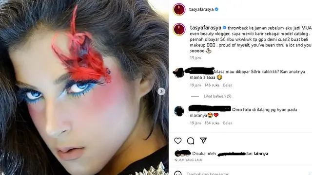 Tasya Farasya unggah potret lamanya saat jadi model katalog, ngaku dibayar Rp 50 ribu (Sumber foto: Instagram tasyafarasya)