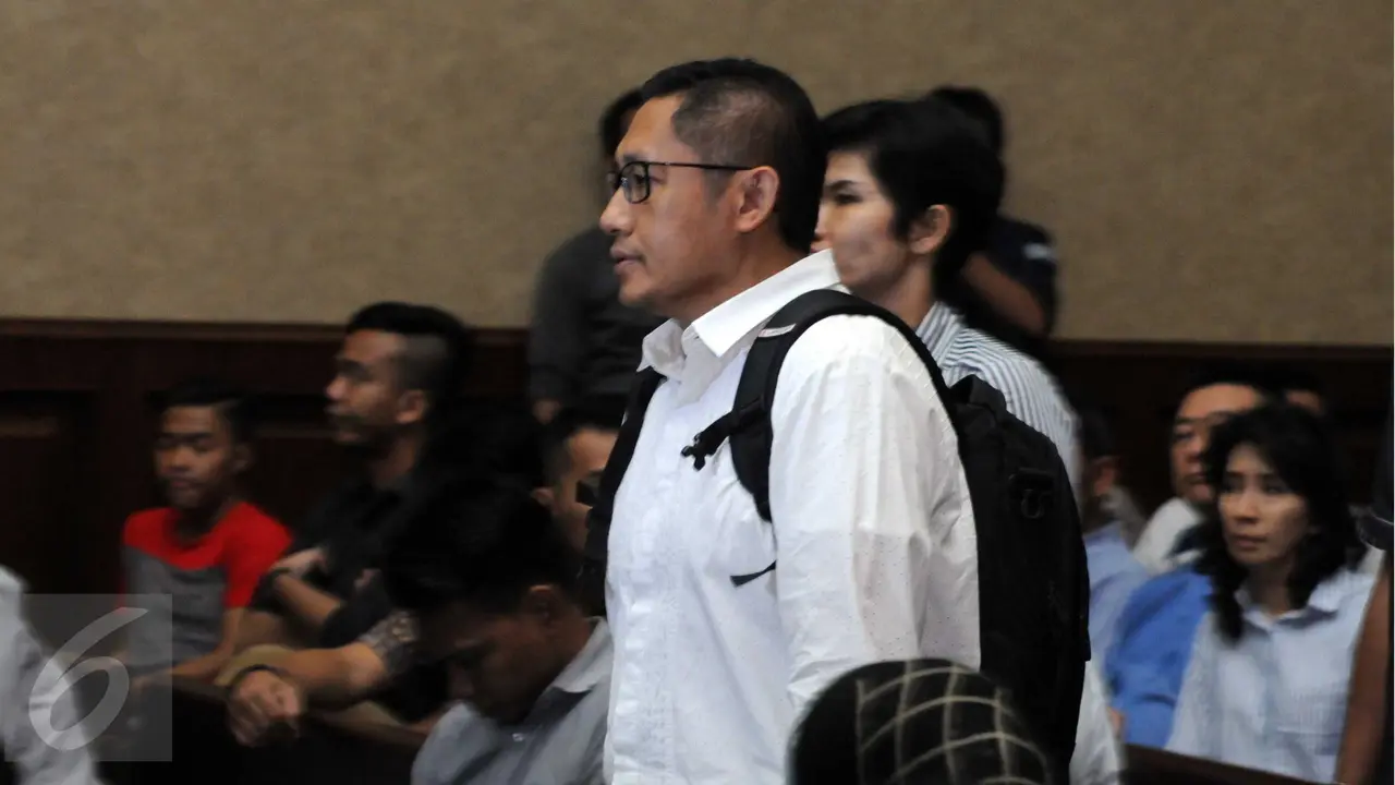 20160323-Anas Urbaningrum Bersaksi untuk Nazaruddin di Tipikor-Jakarta