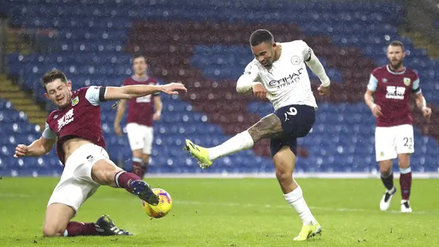 FOTO: Manchester City Lumat Burnley di Stadion Turf Moor