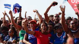 Cape Verde dipastikan lolos Piala Dunia 2026 setelah mengalahkan Eswatini 3-0 di matchday 10 Grup D Kualifikasi Piala Dunia 2026 zona Afrika. (AFP/Queila Fernandes)