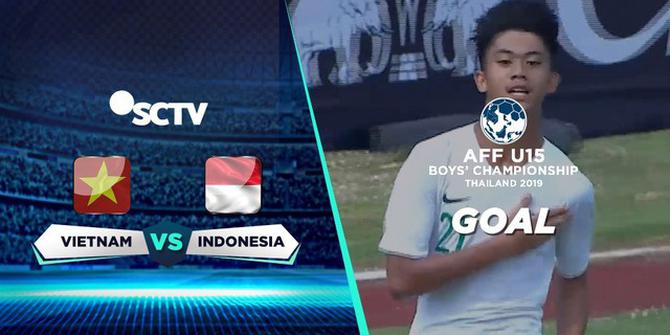 VIDEO: Muhammad Valeron Cetak Gol Pembuka Kemenangan Timnas Indonesia U-15 atas Vietnam