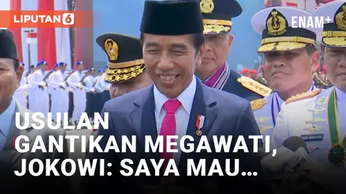 VIDEO: Jawaban Presiden Jokowi Terkait Usulan Gantikan Megawati Jadi Ketum PDIP