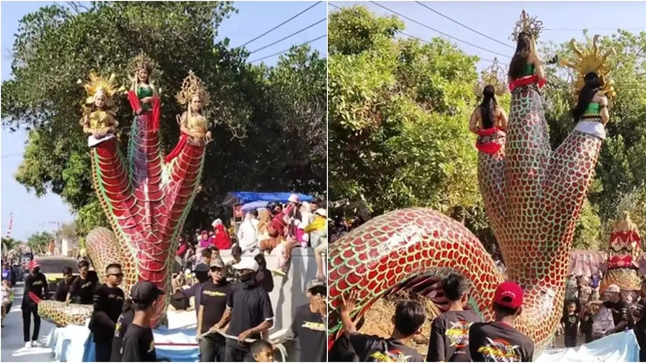 Kostum Karnaval Mirip Siluman Ular di Sinetron Jadul Ini Viral, Curi Perhatian
