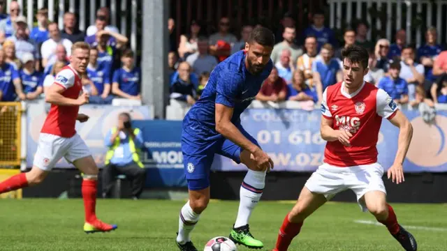 Penyerang Chelsea, Olivier Giroud.