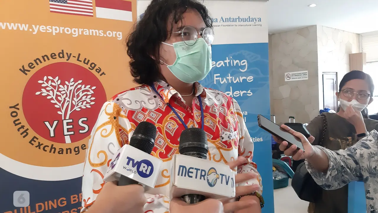 Giancarlo Samuel Uring dari SMAN 1 Tanjung Selor. Ia ikut YES Program di negara bagian Washington.