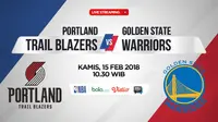 Portland Trail Blazers Vs Golden State Warriors (Bola.com/Adreanus Titus)