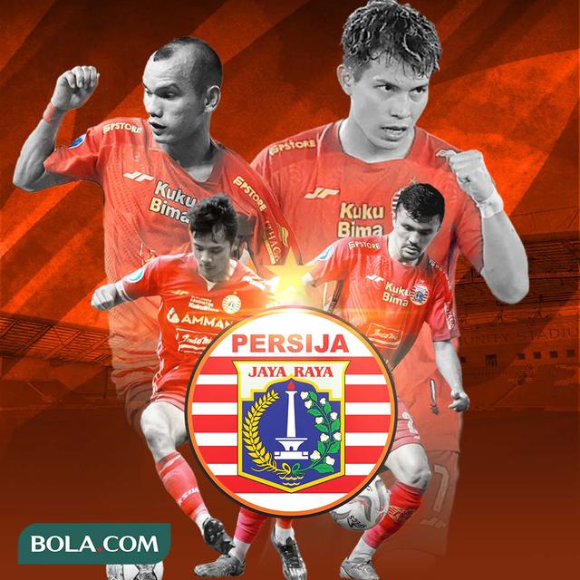 Persija Jakarta - Trivia 4 pemain kunci Persija yang bisa jadi momok bagi Barito