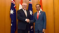 Kunjungan Jokowi ke Australia, temui PM Scott Morrison pada Senin (10/2). (Source: Biro Pers Sekretariat Presiden)