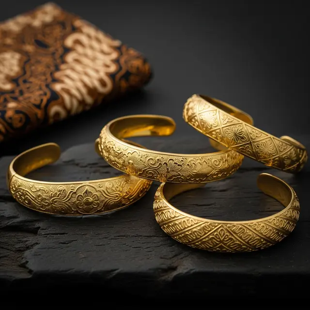 Model Gelang Emas Keroncong Terbaru