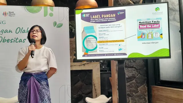 Baca label gizi di produk pangan itu penting seperti disampaikan ead of Strategic Marketing Nutrifood, Susana.